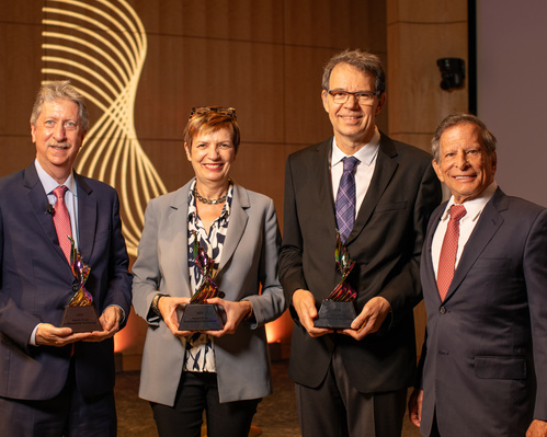 2025 Merkin Prize Laureates with Dr. Richard N. Merkin