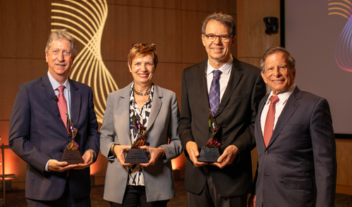 2025 Merkin Prize Laureates with Dr. Richard N. Merkin