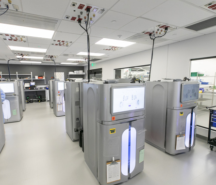 Novaseq machines at the Broad clinical lab