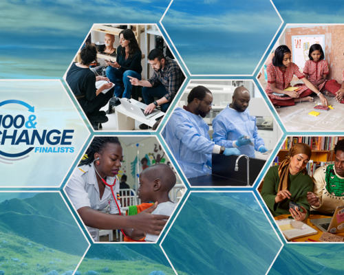 Sentinel program among finalists for the $100 Million 100&Change competition.