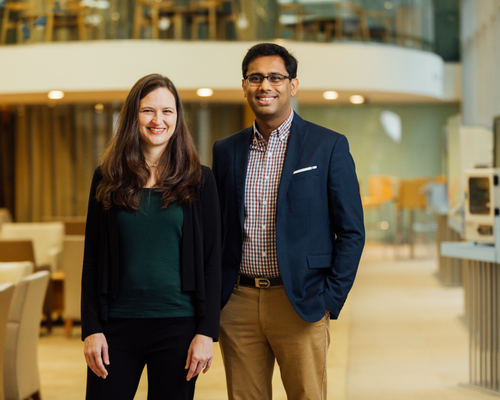 Anne Carpenter and Shantanu Singh are leading the efforts to scale up Cell Painting