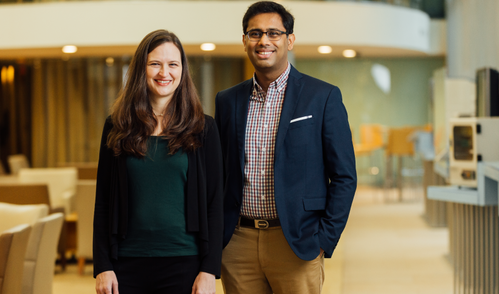 Anne Carpenter and Shantanu Singh are leading the efforts to scale up Cell Painting
